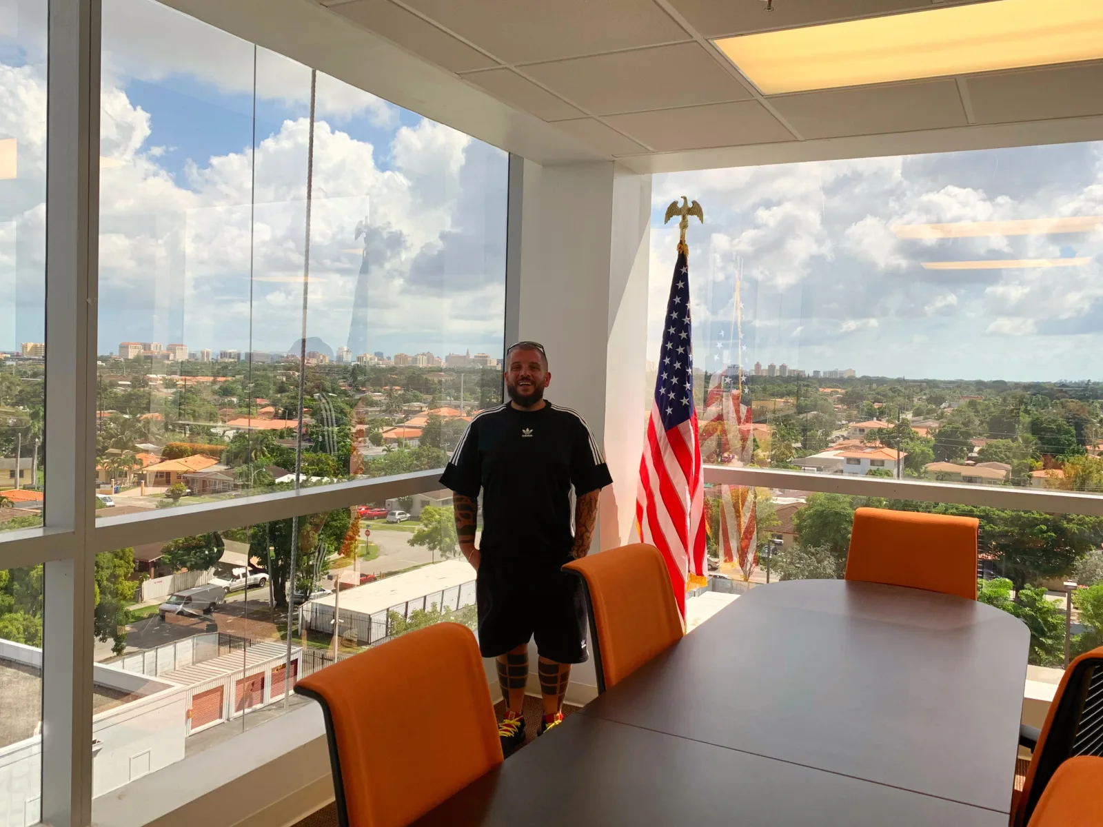 Roberto Mantovani in the Distrid office in Miami